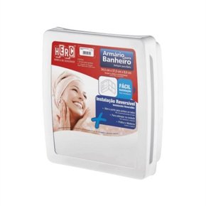 ARMARIO P/BANHEIRO HERC 2650 - BRANCO 34,5X37,5