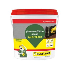 IMPERM. QUARTZOLIT PINT.ASFALTICA ACQUA 3,6 LT