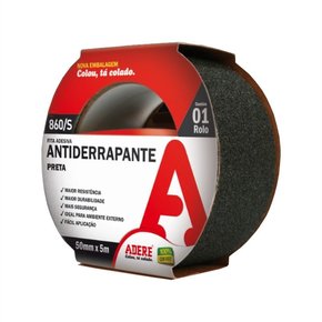 FITA ANTIDERRAPANTE PRETA 50 MM X 5 MT ADERE