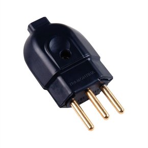 PLUG MACHO 20A 3P TRAMONTINA PRETO