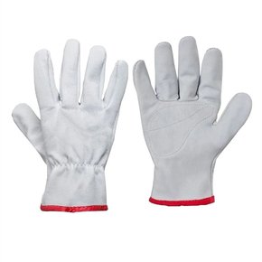 LUVA PLASTCOR COURO VAQUETA TAM.09 COM CA 35693