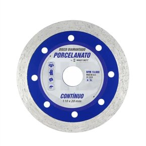 DISCO CORTE DIAMANTADO PORCELANATO HEAVY DUTY CONTINUO
