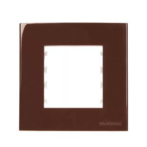 SLEEK PLACA 80X80 2 POSTO MARROM - 20925 MARGIRIUS