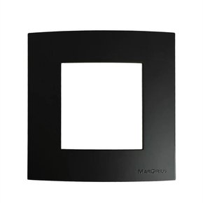 SLEEK PLACA 80X80 2 POSTO PRETO - 20924 MARGIRIUS