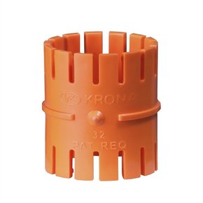 LUVA EMENDA CORRUGADO 25 MM LARANJA KRONA