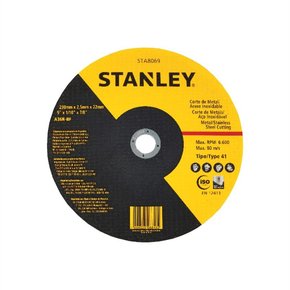 DISCO CORTE METAL-INOX STANLEY 4.1/2 X 1.0MM X7/8************