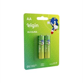 PILHA  ALCALINA AA   BLISTER COM 2 PECAS ELGIN