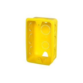 CAIXA LUZ 2 X 4 KRONA PVC AMARELA