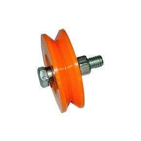 ROLDANA NYLON LARANJA MACICA 50MM 2" V PARAFUSO