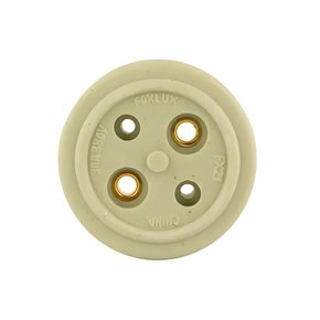 TOMADA POLARIZADA PORCELANA 30 A 2 POLOS FX 21