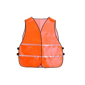 COLETE TIPO X REFLETIVO BRANCO/LARANJA G
