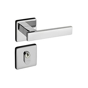 FECHADURA PADO 408 CONCEPT EXT.ROSETA QUAD.CROMADA