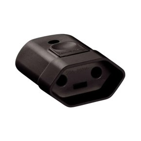 PLUG FEMEA 20A 2P TRAMONTINA PRETO