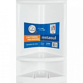 CANTONEIRA METASUL GRANDE BRANCA P/WC