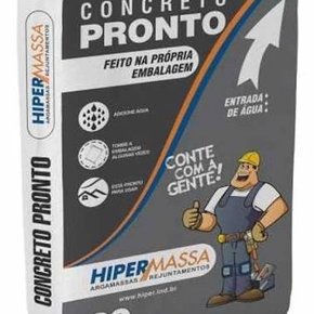 ARGAMASSA HIPERMASSA CONCRETO PRONTO 20 KG