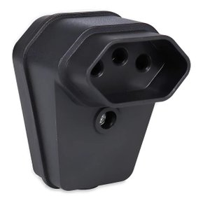 PLUG FEMEA GIGANTE 20A 3P 90 GRAUS MARGIRIUS PRETO PA022675