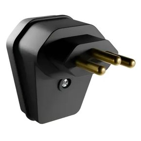 PLUG MACHO GIGANTE 20A 3P 90 GRAUS MARGIRIUS PRETO PA022672