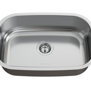 CUBA INOX BRILHO PLUS GHELPLUS N1 46X30X17CM VALV.3.1/2
