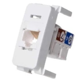 B3  MOD. TOMADA RJ45 CAT5 BRANCA - 19412 MARGIRIUS