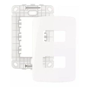 B3 PLACA 2X4 2 POSTO BRANCA - 19431 MARGIRIUS