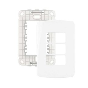 B3 PLACA 2X4 3 POSTO BRANCA - 19434 MARGIRIUS
