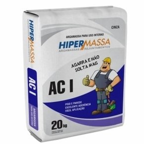 ARGAMASSA HIPERMASSA AC-I   CINZA SC 20 KG