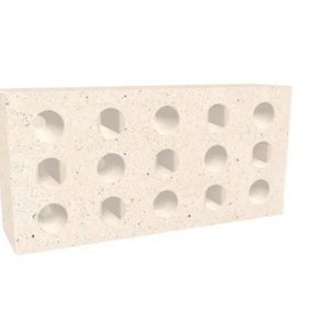 TIJOLO REFRATARIO 10 FUROS 229 X 114 X 51 MM PASSANTE
