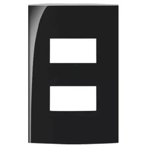 CLEAN PLACA 2X4 2 POSTO EBONY - 14450 MARGIRIUS