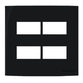 CLEAN PLACA 4X4 4 POSTO EBONY - 14455 MARGIRIUS SEPARADO