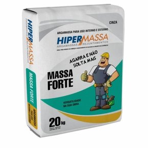 ARGAMASSA HIPERMASSA MASSA FORTE 20 KG