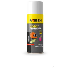 TINTA SPRAY FARBEN 400ML X 280G LUMINOSO. FUNDO PREP.BRANCO