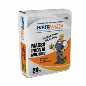 ARGAMASSA HIPERMASSA MASSA PRONTA MULTIUSO 20 KG