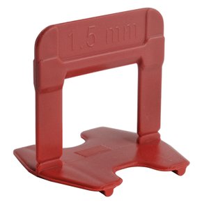 ESPACADOR NIVEL.CORTAG ECO 1,5 MM C/50 PC VERMELHO