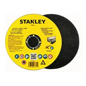 DISCO CORTE METAL-INOX STANLEY 4.1/2 X 1.0MM X7/8 - STA6061