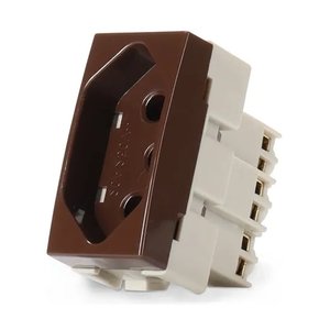 SLEEK MOD. TOMADA 20A 2P+T MARROM - 17146 MARGIRIUS
