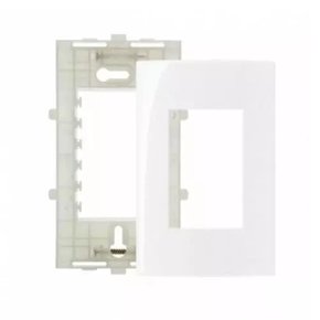 SLEEK PLACA 2X4 3 POSTO BRANCA - 16023 MARGIRIUS