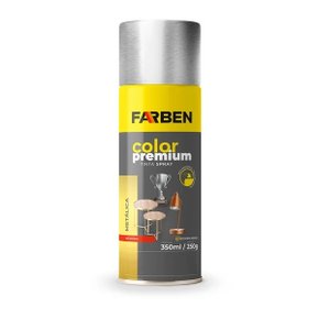 TINTA SPRAY FARBEN 400ML X 280G MET. CROMADO