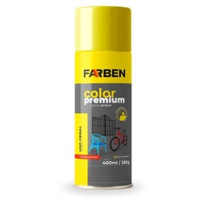 TINTA SPRAY FARBEN 400ML X 280G USO GERAL AMARELO