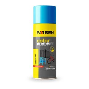 TINTA SPRAY FARBEN 400ML X 280G USO GERAL AZUL MEDIO