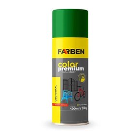 TINTA SPRAY FARBEN 400ML X 280G USO GERAL VERDE ESCURO