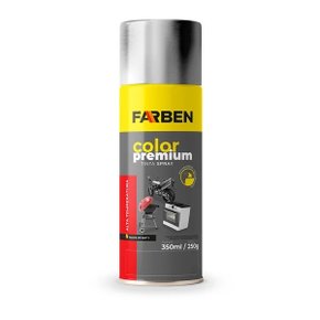 TINTA SPRAY FARBEN 400ML X 280G ALTA TEMP. ALUMINIO FOSCO