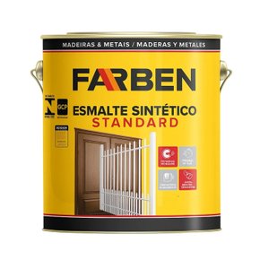 ESMALTE FARBEN 3,6 LT SINT. BRILH. AMARELO OURO -